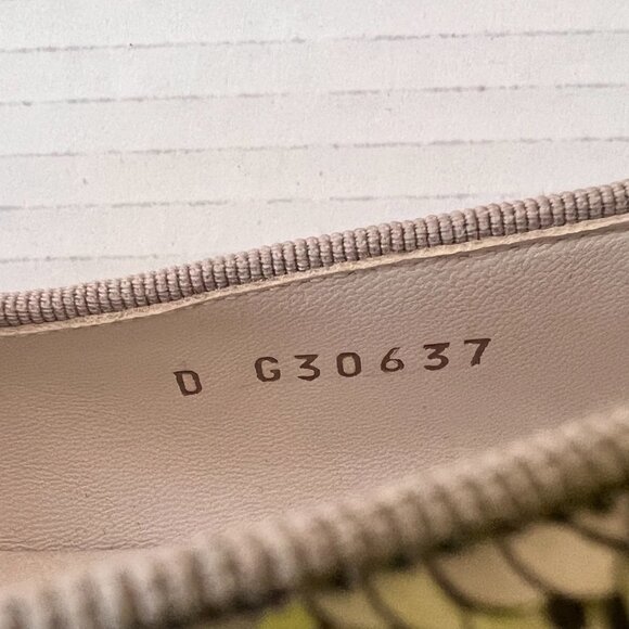 Chanel silver sequin CC smoking slip ons size 38 - Picture 5 of 9